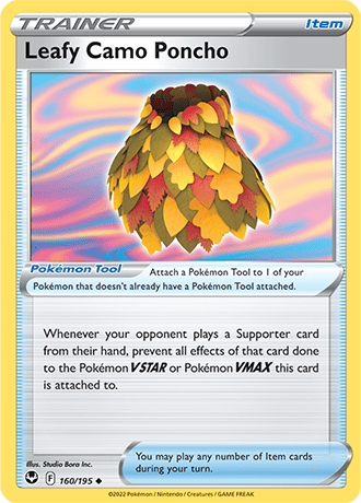 Leafy Camo Poncho  160/195 Pokémon TCG Silver Tempest