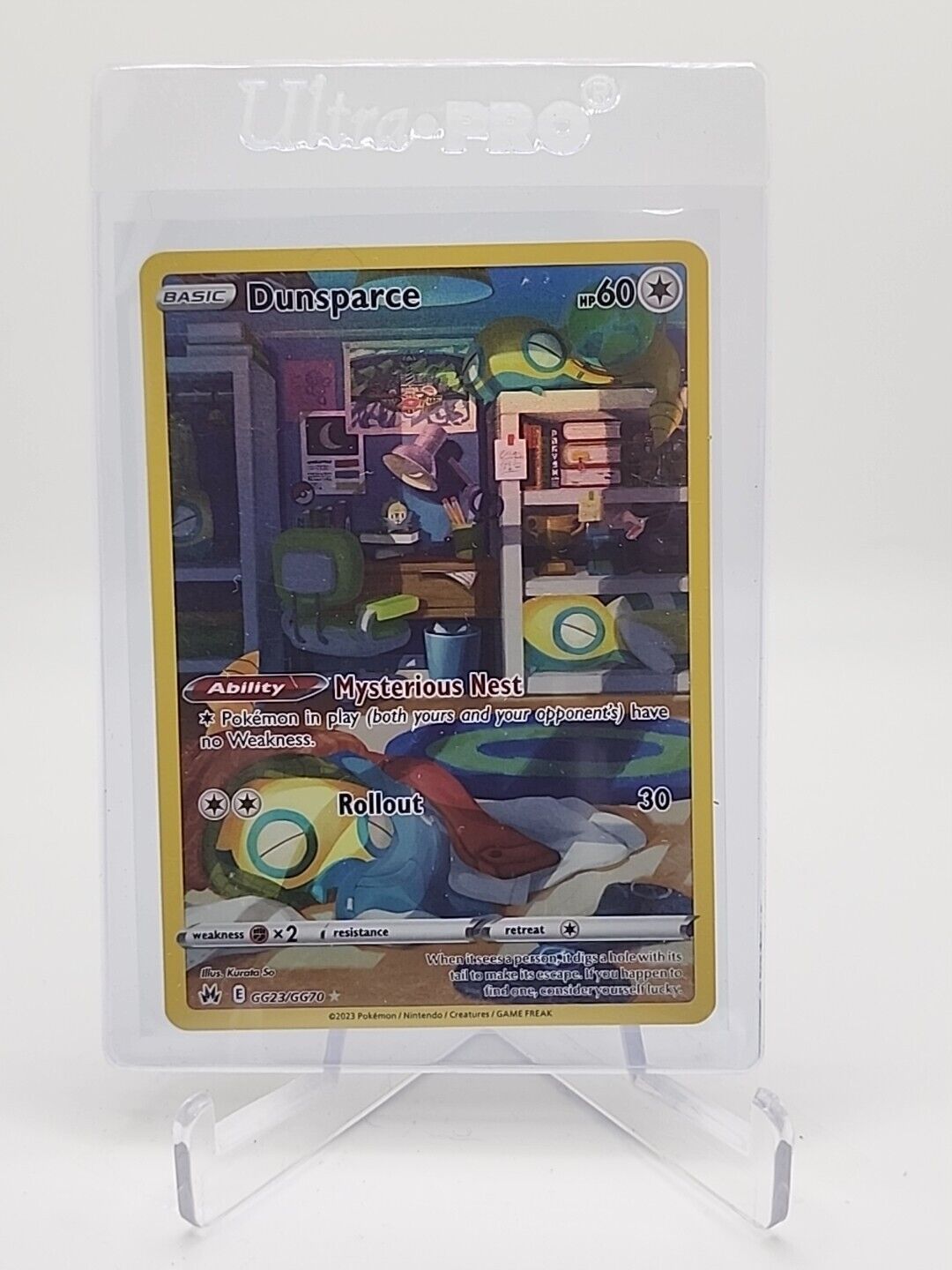 Dunsparce GG23/GG70 Pokémon TGC Crown Zenith