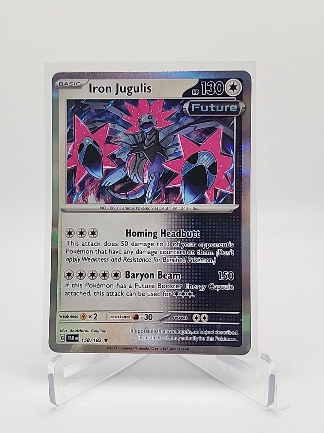 Iron Jugulis  158/182 Pokémon TCG Paradox Rift