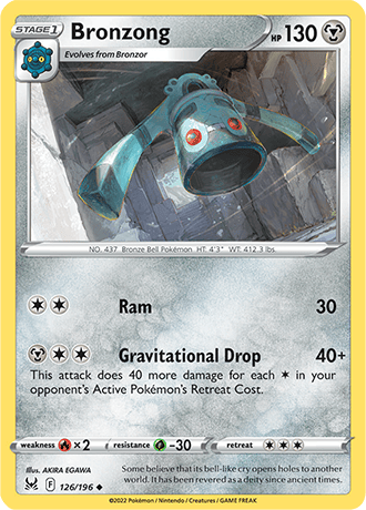 Bronzong  126/196 Pokémon TCG Lost Origin