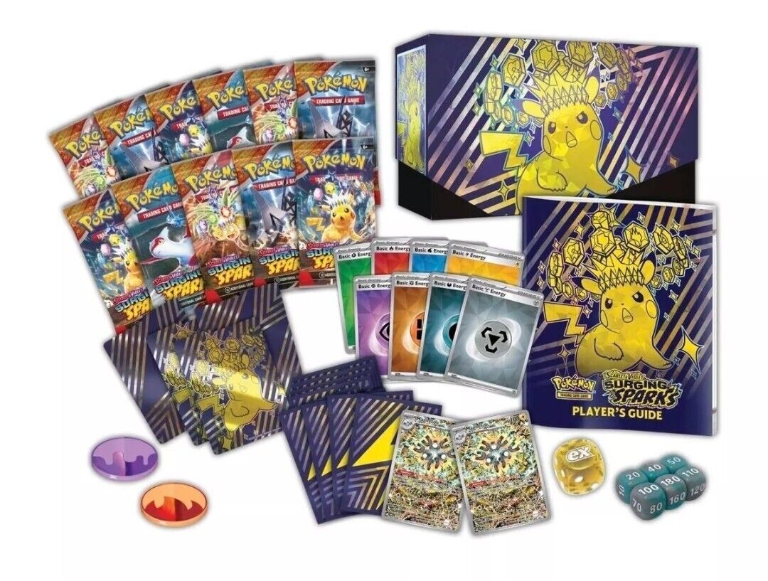 Pokemon Center Exclusive Surging Sparks Elite Trainer Box ETB