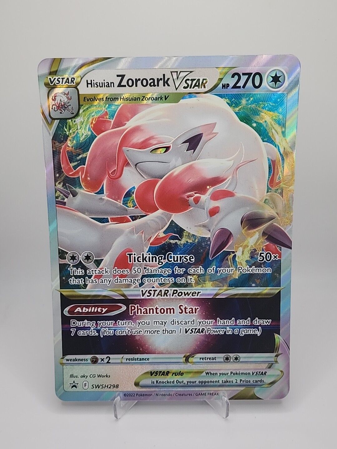 Hisuian Zoroark VSTAR [Jumbo]  SWSH298 Pokémon TCG  - Jumbo Card