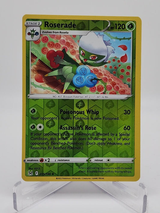 Roserade [Reverse Holo]  15/196 Pokémon TCG Lost Origin