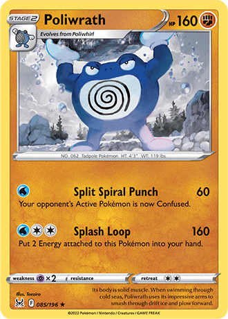 Poliwrath  85/196 Pokémon TCG Lost Origin