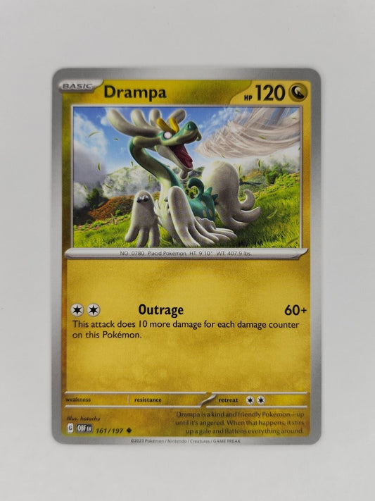 Drampa 161/197 Pokémon TGC Obsidian Flames