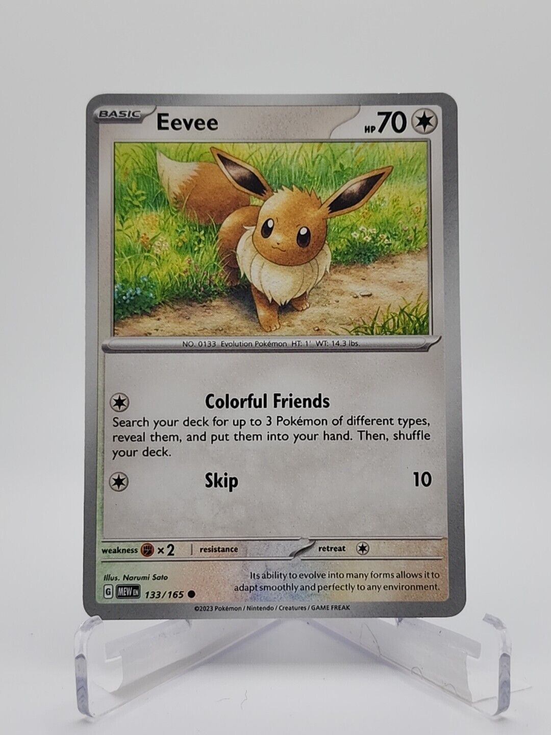 133/165 Eevee  Pokémon TGC Scarlet & Violet - 151