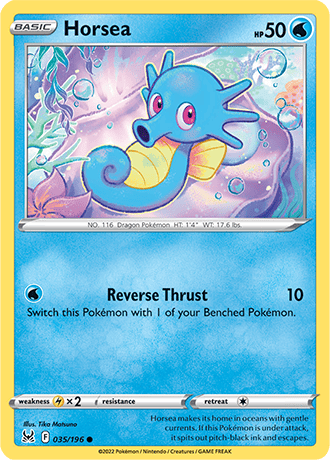 Horsea  35/196 Pokémon TCG Lost Origin