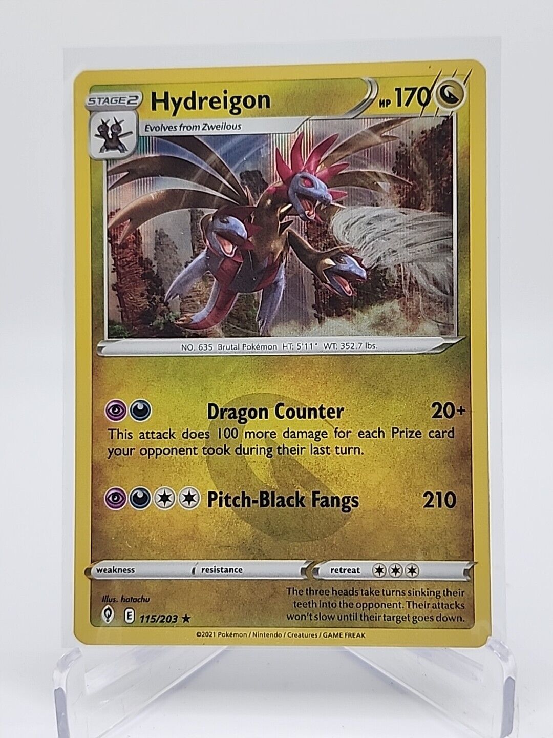 Hydreigon [Holo]  115/203 Pokémon TCG Evolving Skies