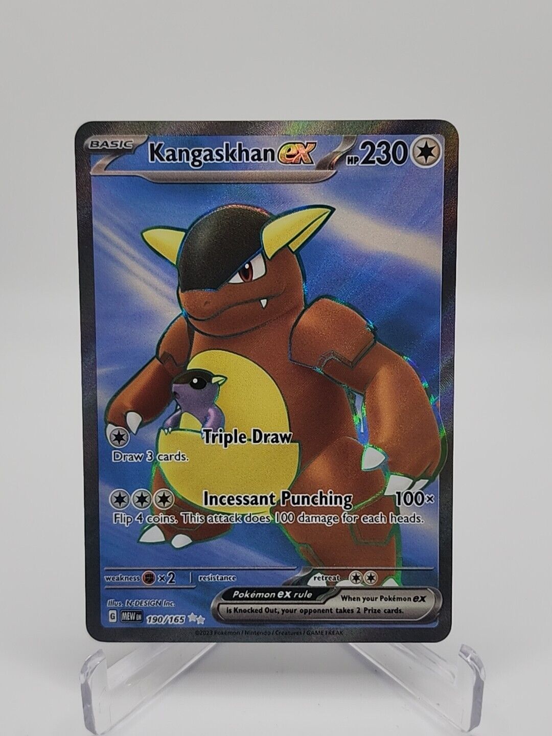 190/165 Kangaskhan ex Pokémon TCG Scarlet & Violet - 151