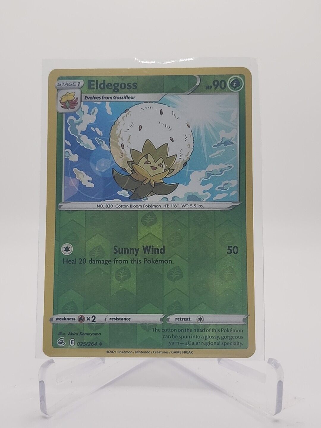 Eldegoss [Reverse Holo] 25/264 Pokémon TGC Fusion Strike