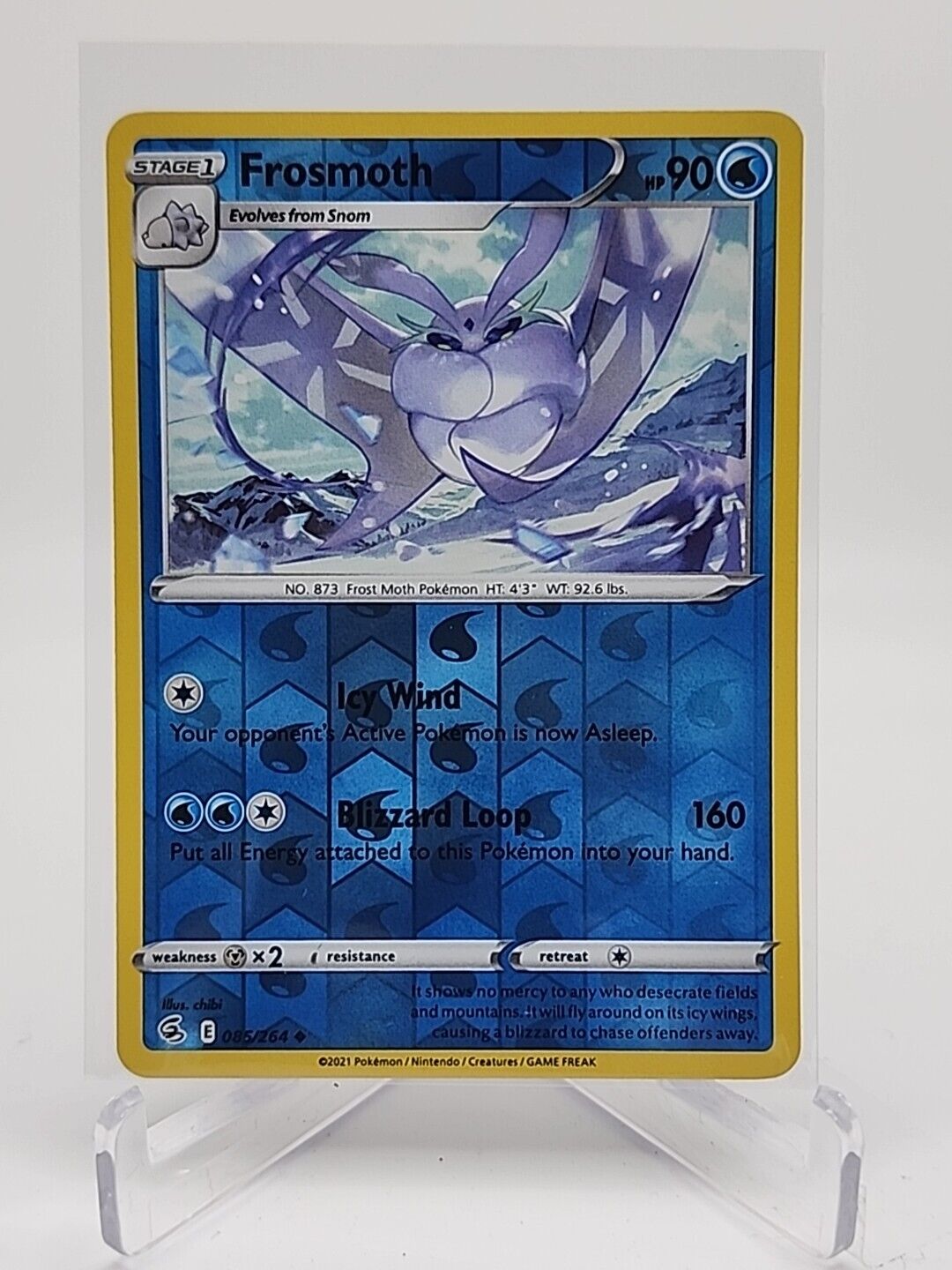 Frosmoth [Reverse Holo]  85/264 Pokémon TCG Fusion Strike