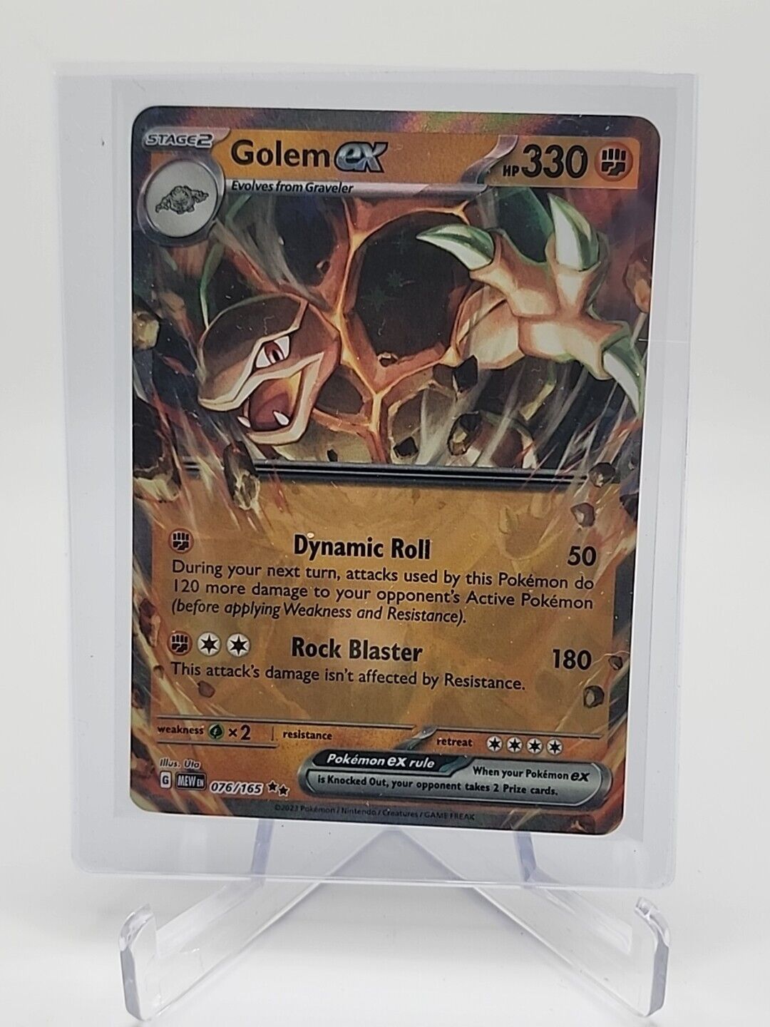 76/165 Golem ex Pokémon TCG Scarlet & Violet - 151