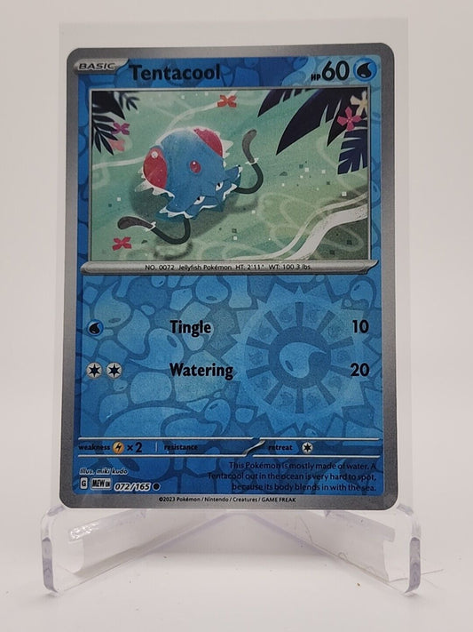 72/165 Tentacool [Reverse Holo]  Pokémon TGC Scarlet & Violet - 151