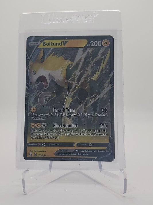 Boltund V 103/264 Pokémon TGC Fusion Strike