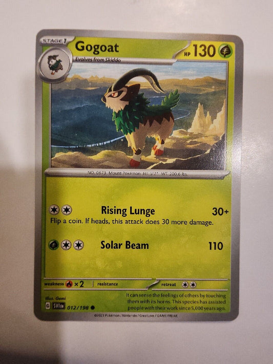 Gogoat 12/198 Pokémon TGC Scarlet & Violet