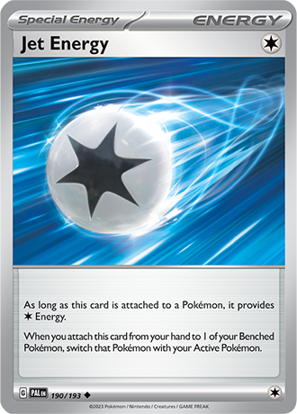 Jet Energy [Reverse Holo]  190/193 Pokémon TCG Paldea Evolved