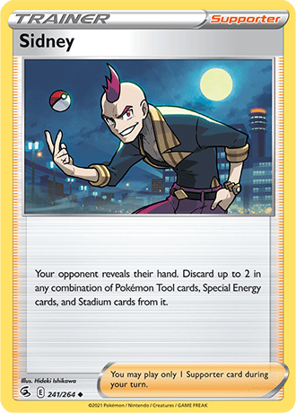 Sidney  241/264 Pokémon TCG Fusion Strike