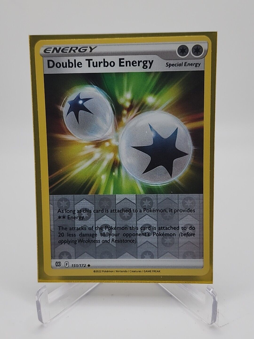 Double Turbo Energy [Reverse Holo]  151/172 Pokémon TCG Brilliant Stars