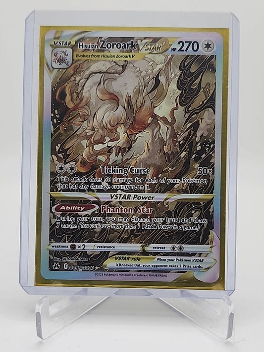 Hisuian Zoroark VSTAR  GG56/159 Pokémon TCG Crown Zenith