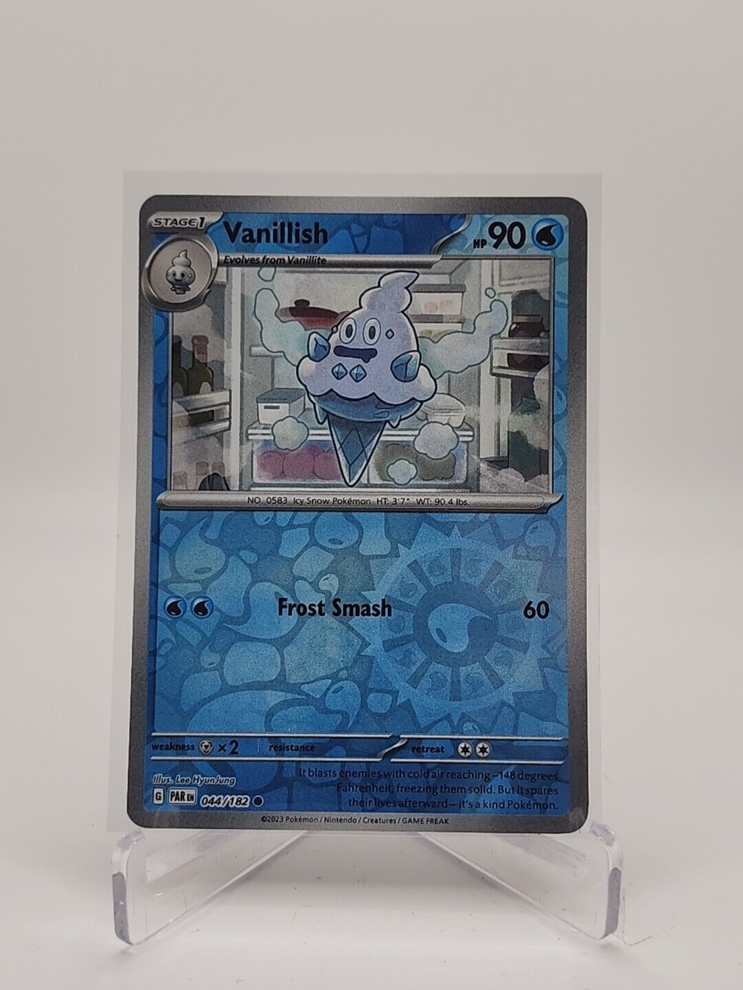 Vanillish [Reverse Holo]  44/182 Pokémon TCG Paradox Rift