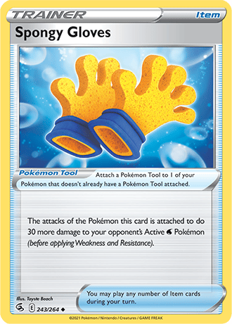 Spongy Gloves  243/264 Pokémon TCG Fusion Strike