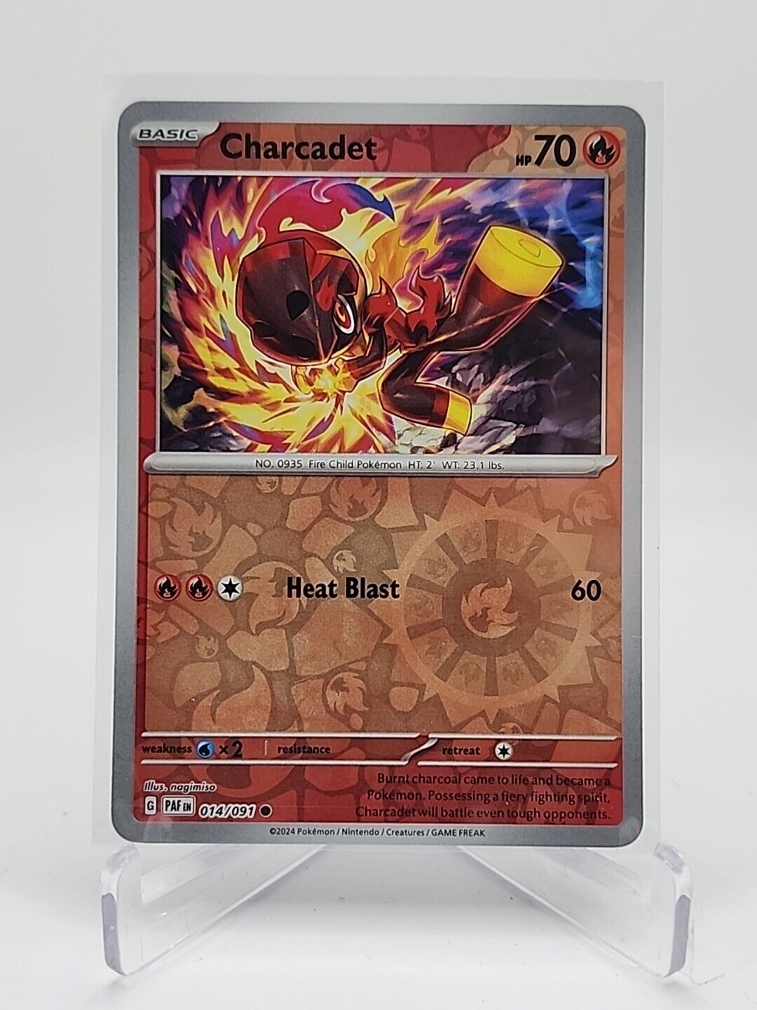 Charcadet [Reverse Holo]  14/91 Pokémon TCG Paldean Fates