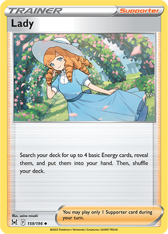 Lady  159/196 Pokémon TCG Lost Origin