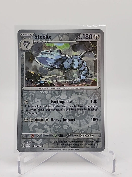 Steelix [Reverse Holo]  125/182 Pokémon TCG Paradox Rift