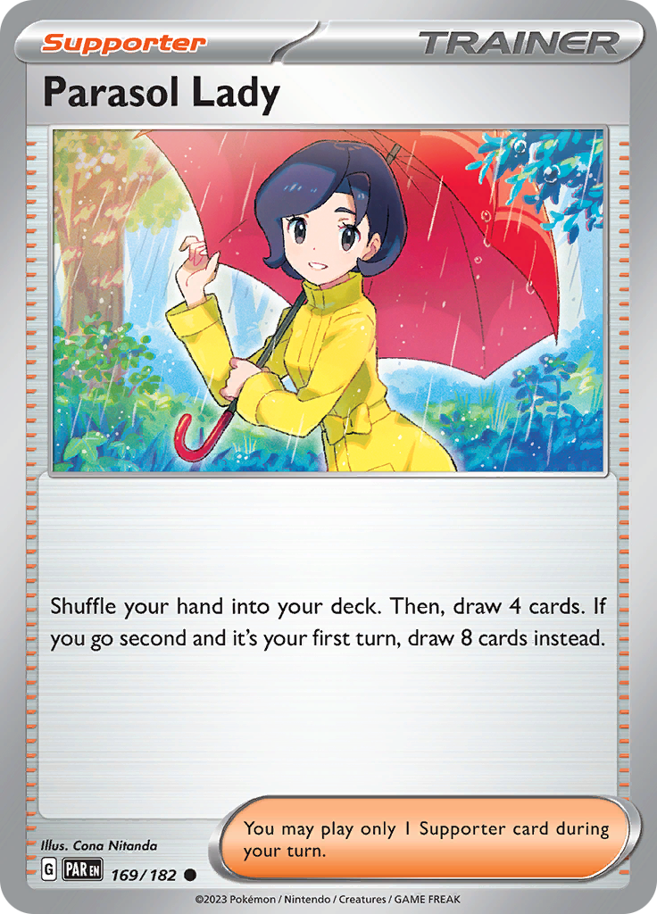 Parasol Lady  169/182 Pokémon TCG Paradox Rift