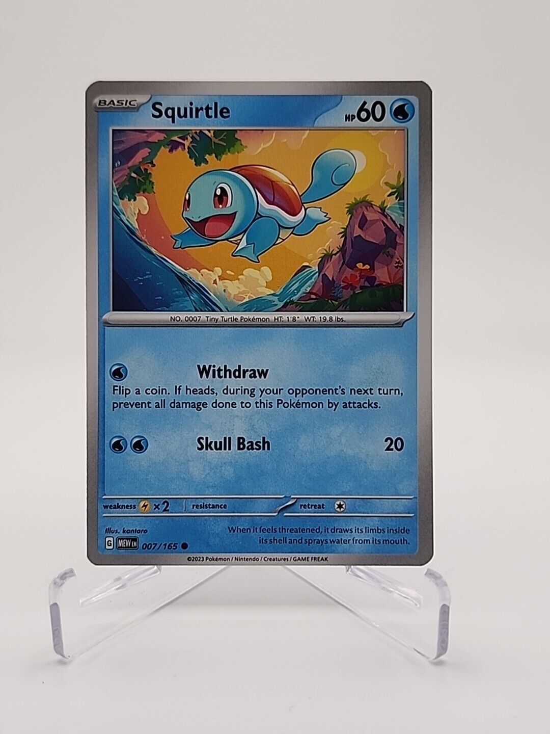 7/165 Squirtle  Pokémon TGC Scarlet & Violet - 151