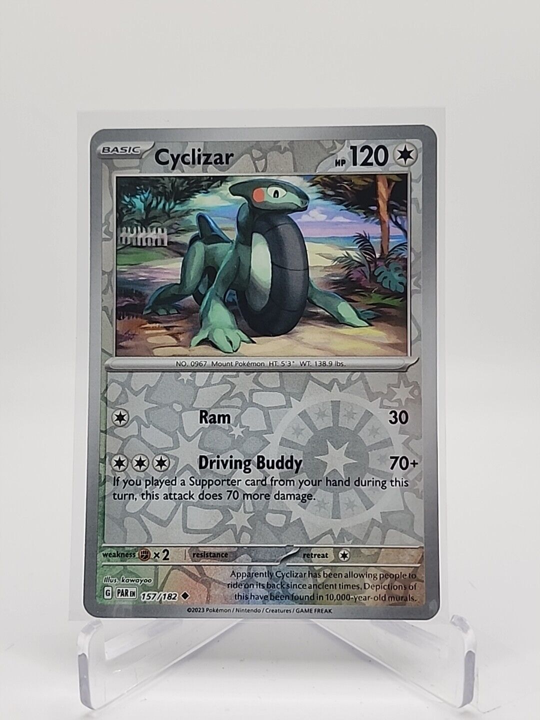 Cyclizar [Reverse Holo]  157/182 Pokémon TCG Paradox Rift