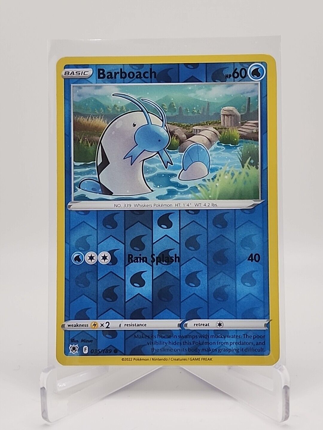 Barboach [Reverse Holo]  35/189 Pokémon TCG Astral Radiance