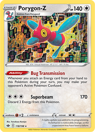 Porygon-Z  [Holo] 118/203 Pokémon TCG Chilling Reign