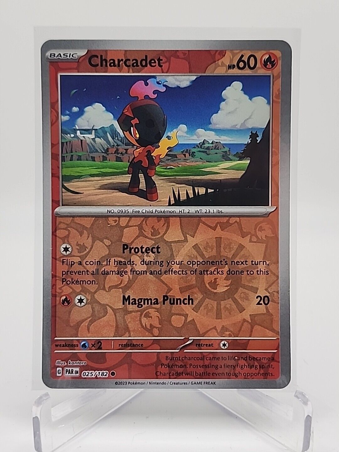 Charcadet [Reverse Holo]  25/182 Pokémon TCG Paradox Rift