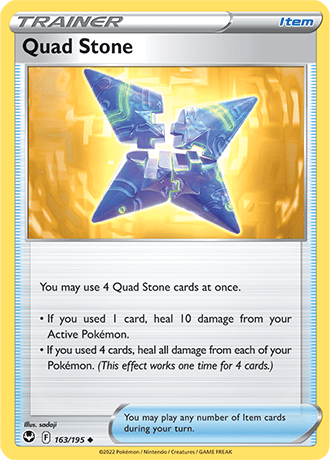 Quad Stone  163/195 Pokémon TCG Silver Tempest