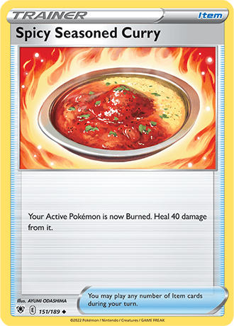 Spicy Seasoned Curry  151/189 Pokémon TCG Astral Radiance