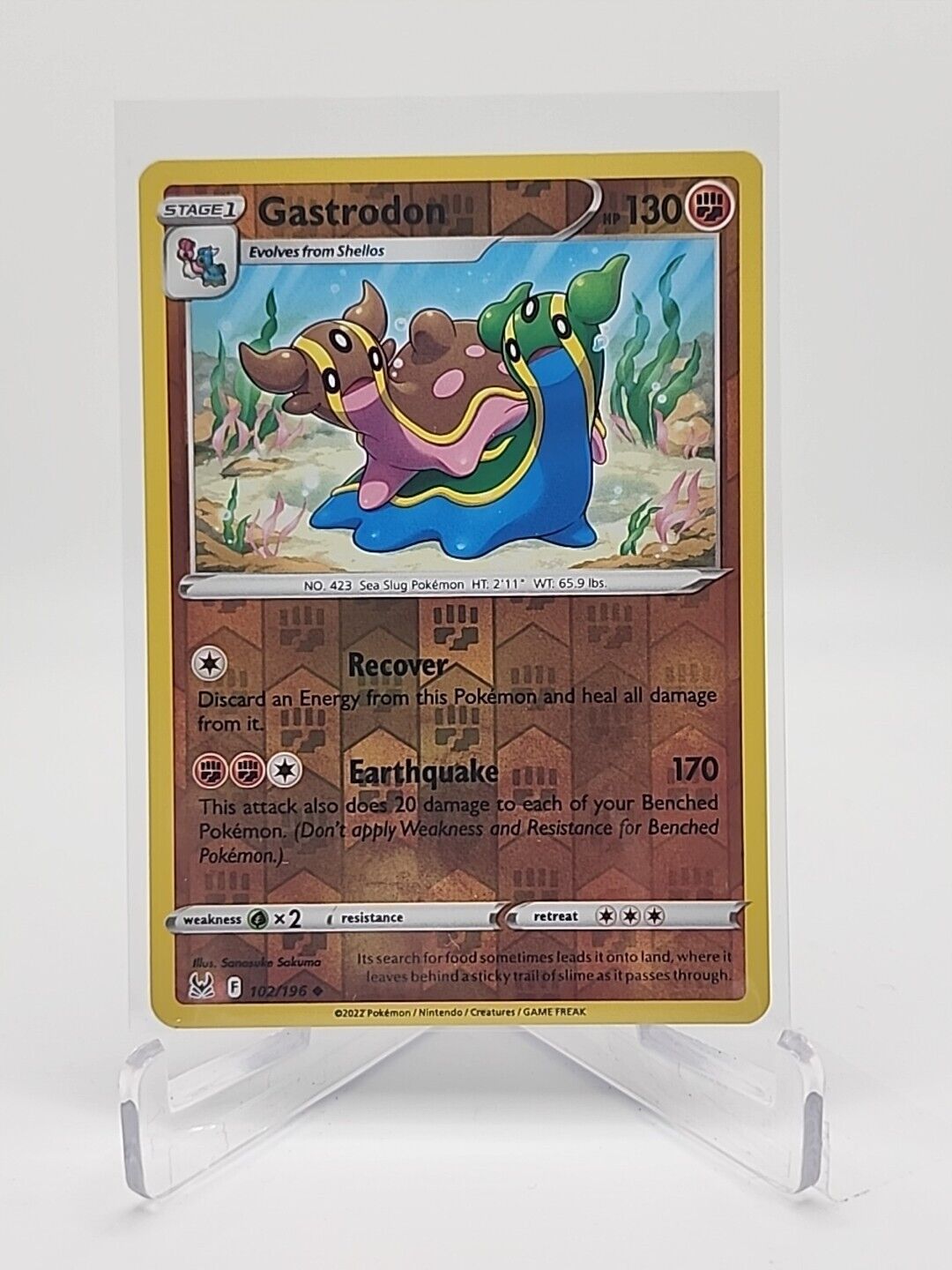 Gastrodon [Reverse Holo]  102/196 Pokémon TCG Lost Origin