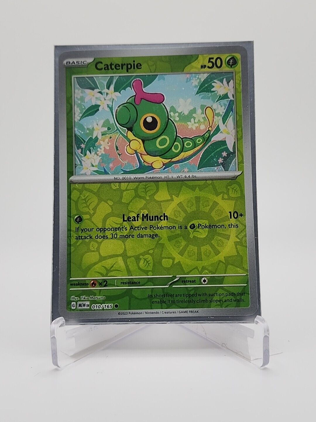 10/165 Caterpie [Reverse Holo]  Pokémon TGC Scarlet & Violet - 151