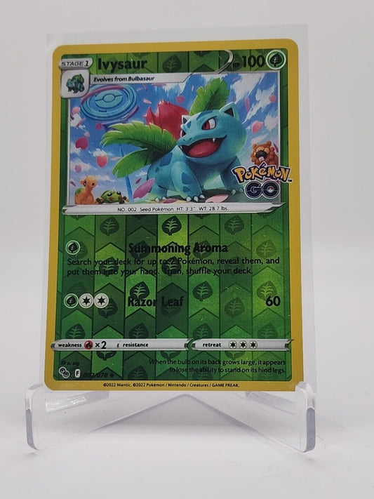 Ivysaur [Reverse Holo] 2/78 Pokémon TGC Pokemon Go