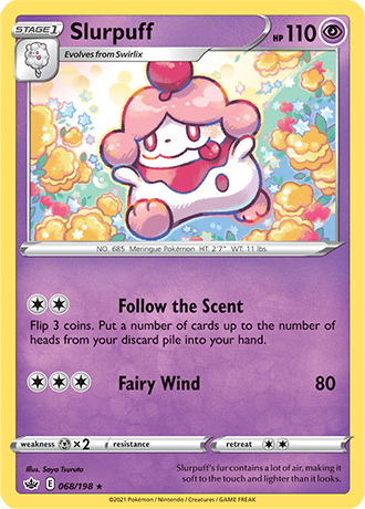 Slurpuff  68/203 Pokémon TCG Chilling Reign