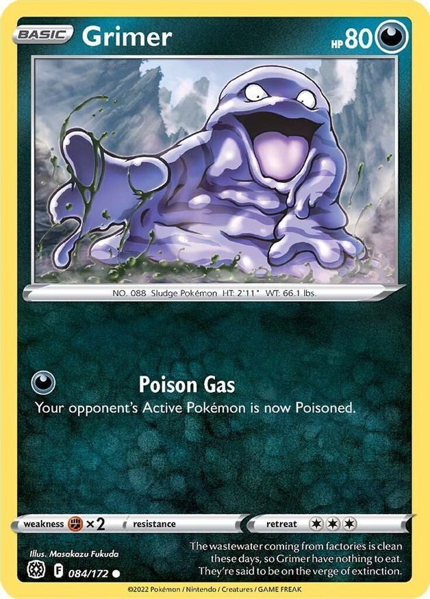 Grimer  84/172 Pokémon TCG Brilliant Stars