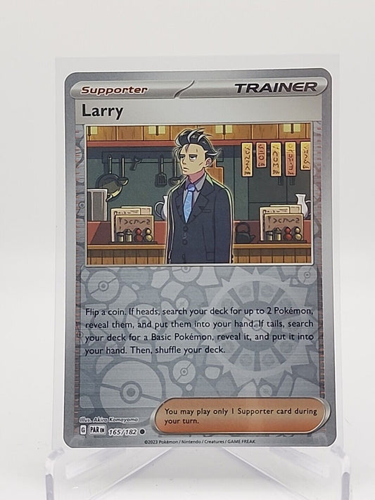 Larry [Reverse Holo]  165/182 Pokémon TCG Paradox Rift