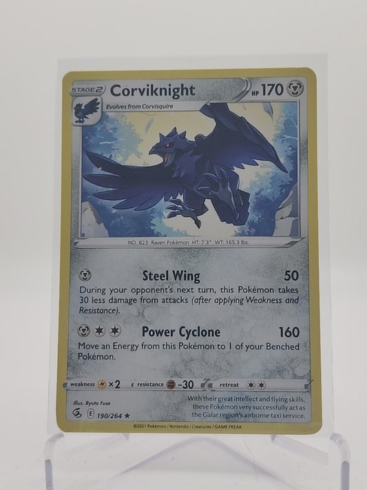 Corviknight 190/264 Pokémon TGC Fusion Strike