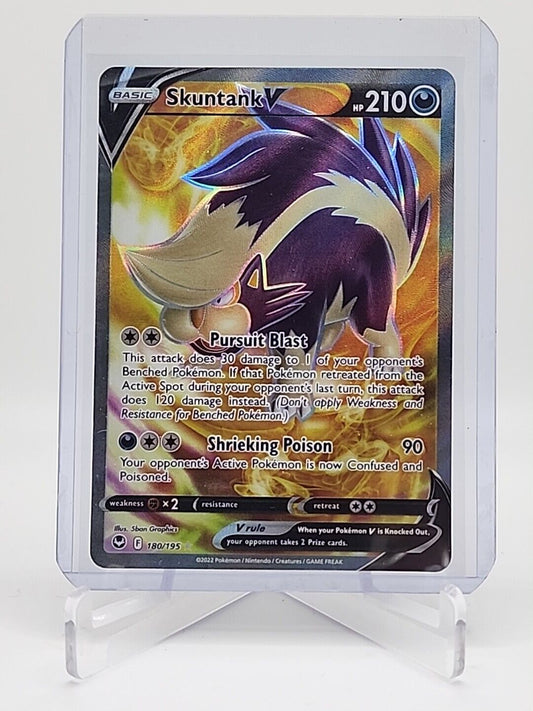 Skuntank V  180/195 Pokémon TCG Silver Tempest