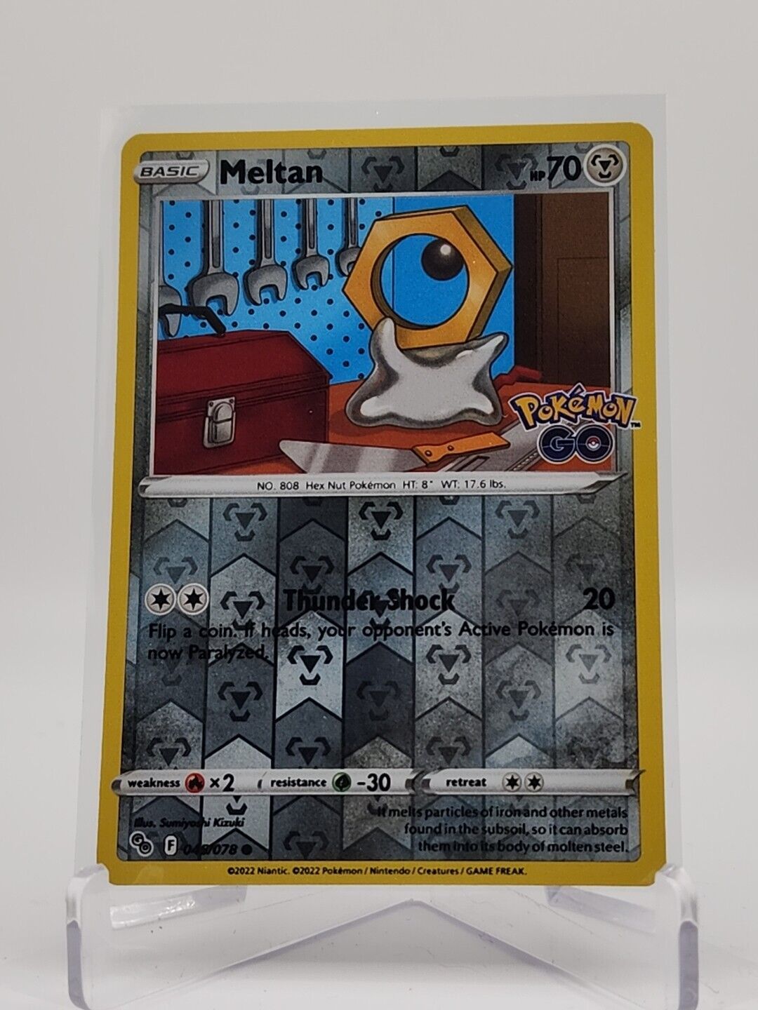 Meltan [Reverse Holo] 45/78 Pokémon TGC Pokemon Go