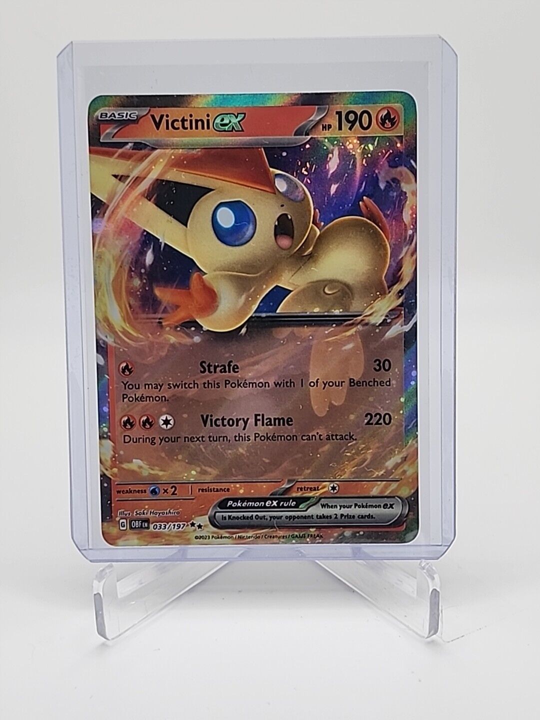 33/197 Victini ex Pokémon TCG Obsidian Flames