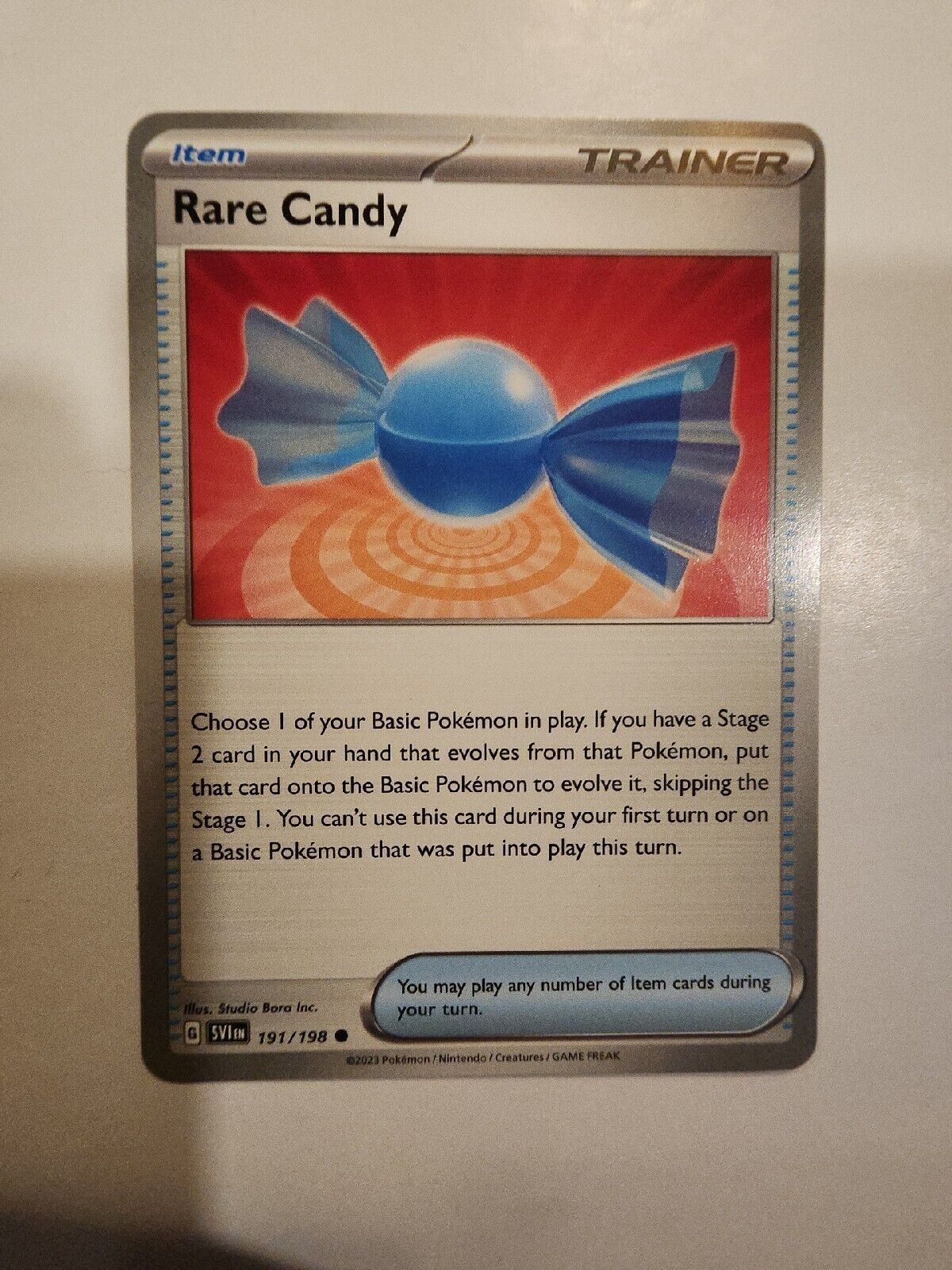 Rare Candy 191/198 Pokémon TGC Scarlet & Violet