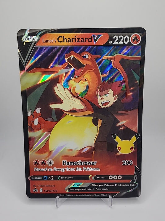 Lance's Charizard V [Jumbo]  SWSH133 Pokémon TCG  - Jumbo Card