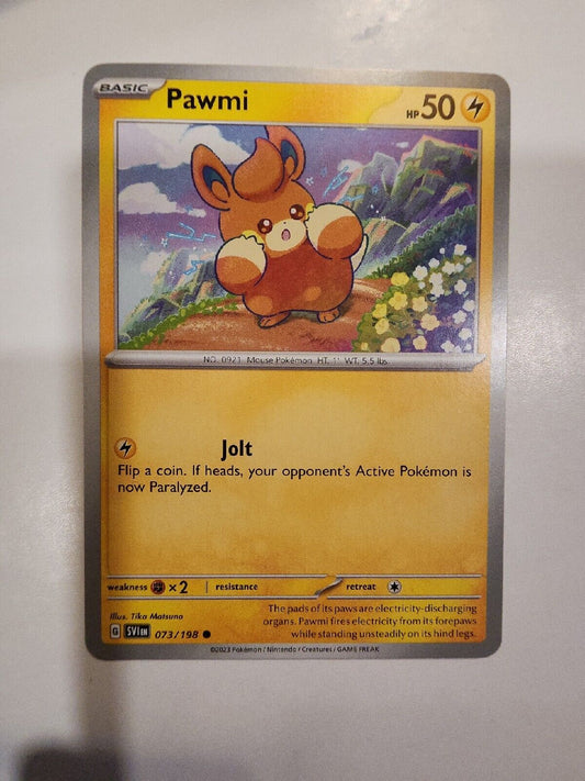 Pawmi 73/198 Pokémon TGC Scarlet & Violet