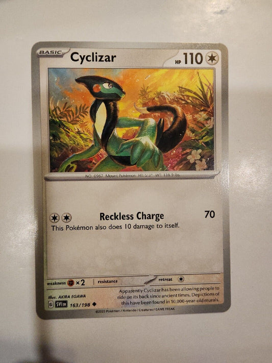 Cyclizar 163/198 Pokémon TGC Scarlet & Violet